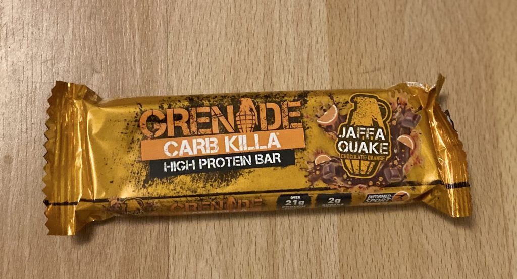 Jaffa Quake. Best Grenade Carb Killa Flavour - We Reviewed 12 Carb Killa Flavours. We bought the Grenade Carb Killa Selection Box to review every flavour and find out which of the 12 bars is the tastiest! By Gymnasium Post (gymnasiumpost.com).