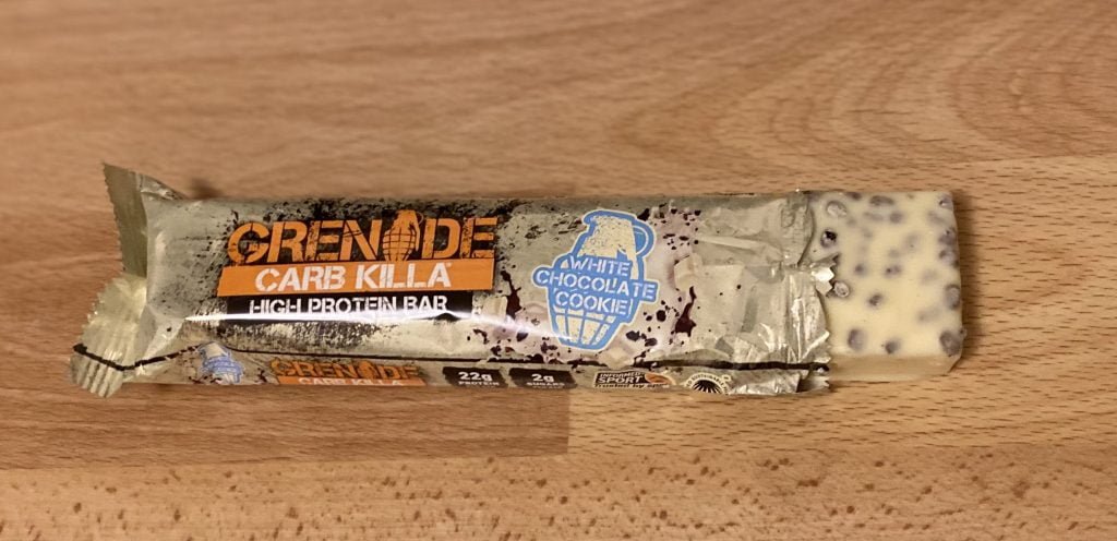 White Chocolate Cookie. Best Grenade Carb Killa Flavour - We Reviewed 12 Carb Killa Flavours. We bought the Grenade Carb Killa Selection Box to review every flavour and find out which of the 12 bars is the tastiest! By Gymnasium Post (gymnasiumpost.com).