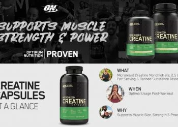 Optimum Nutrition Creatine Capsules Are Great For Muscle Growth